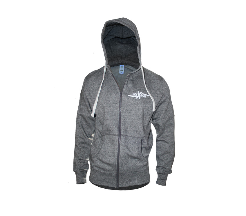 Vereinsbekleidung Hoodie mit Zip  - Siebdruck und Feinstick Label