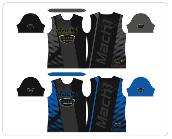 Grafikdesign Teamtrikots Motorsport Wilk - Kartsport