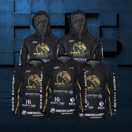 Neue Angeltrikots und wetterfeste Hoodies für das Team Montabass