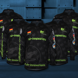 Angel Sport Trikots für das Team Fish-Innovations