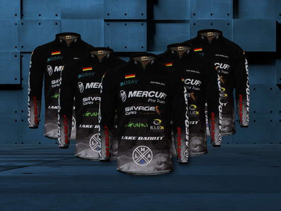 WM Trikots Mercury Marine Team Deutschland