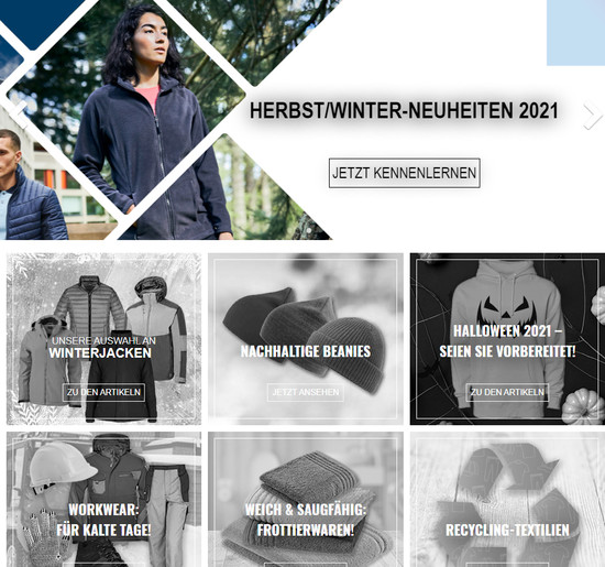 Winter 2020/2021 Freizeit Teambekleidung