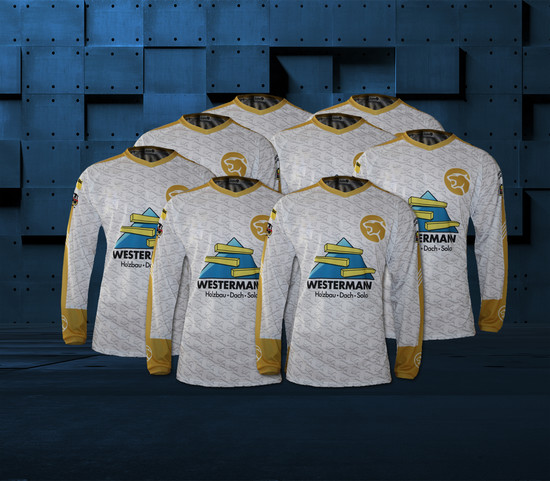 Exklusive Weiß-Gold-Trikots für MSC Puma Kuppenheim – individuelles Design & Top-Qualität für euer Team!