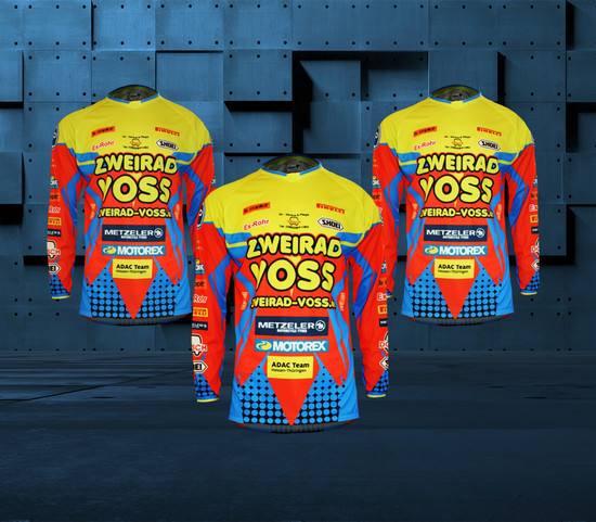 Motocross Shirts - Neon Look  - Zweirad Voss