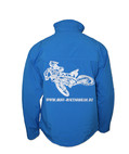 Motocross-MX-Teamjacke  - Softshell mit großer Stickerei auf dem Rücken